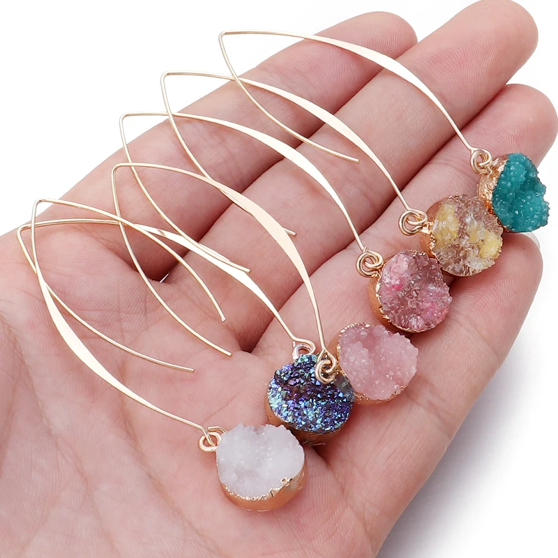 Women Girls 1Pair Fashion Jewelry Earring Natural Resin Drop Earrings For Handwork Jewelry Pendant Fine Gift 23x67mm drop earrings,dangle earrings,pendant earrings