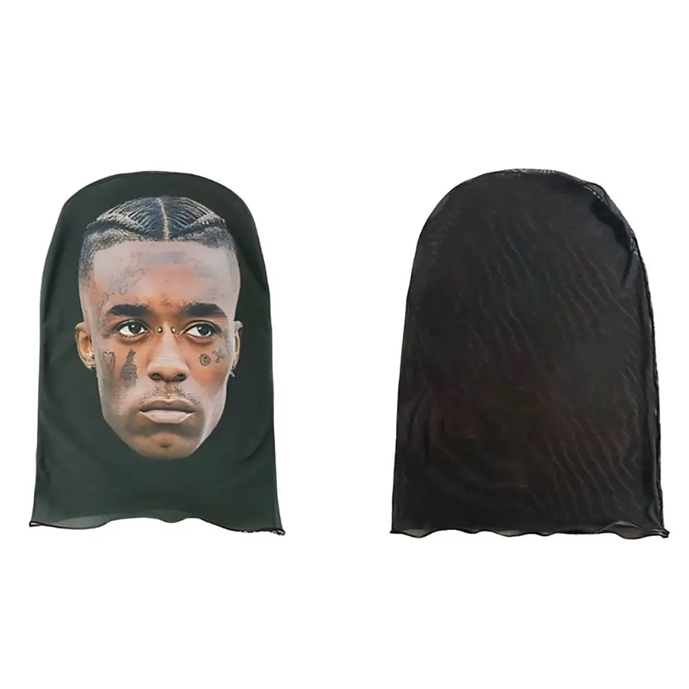 3D Seamless Celebrity Elastic Mesh Face Mask Magic Funny Riding Scarf Neckchief Dust Head Cover Sunscreen Headwear Balaclava