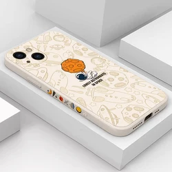 Cartoon Silicone Astronauts Shockproof Soft Phone Case for iPhone 17 e (AR33W1)