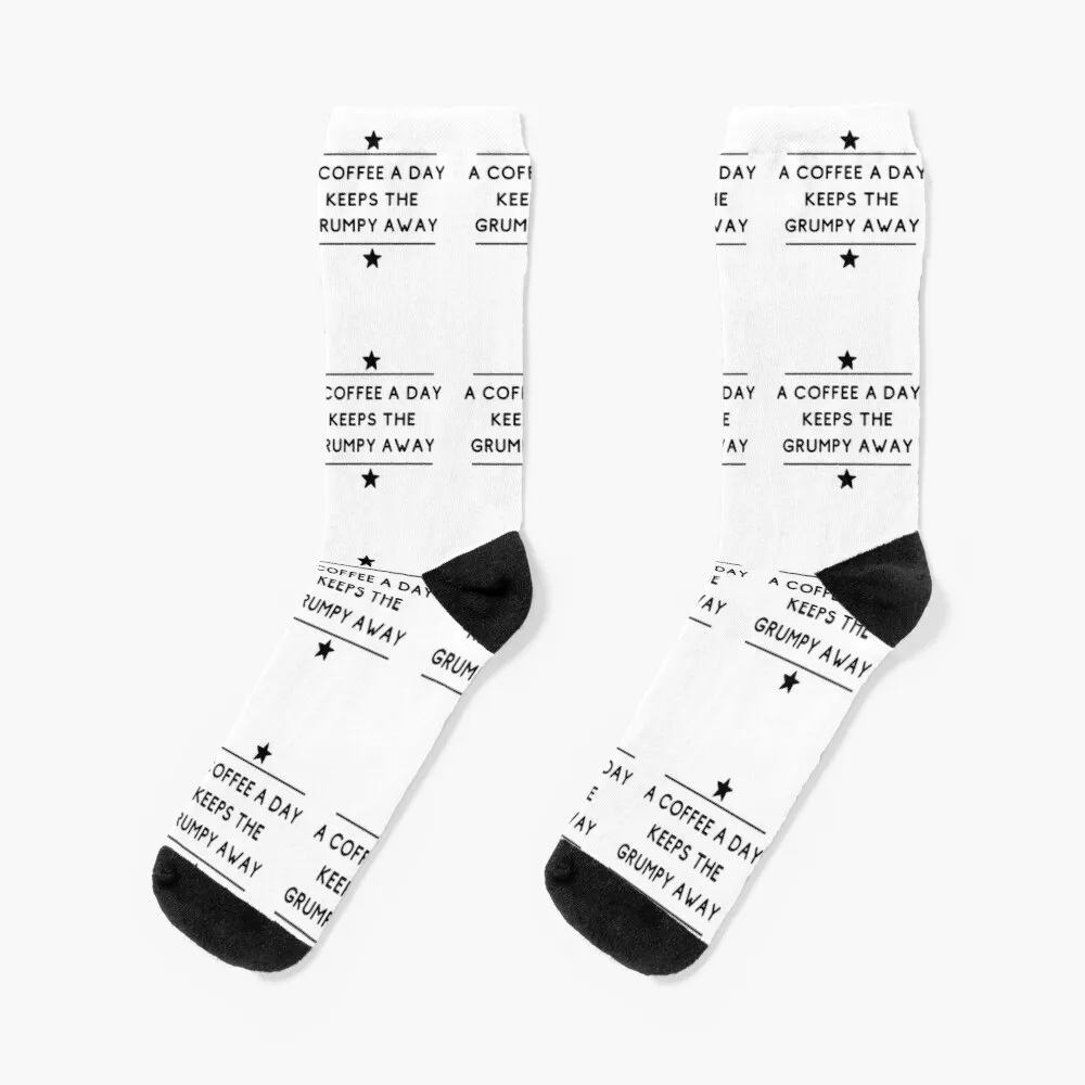

A Coffee A Day Keeps The Grumpy Away Socks Anti-Slip Socks