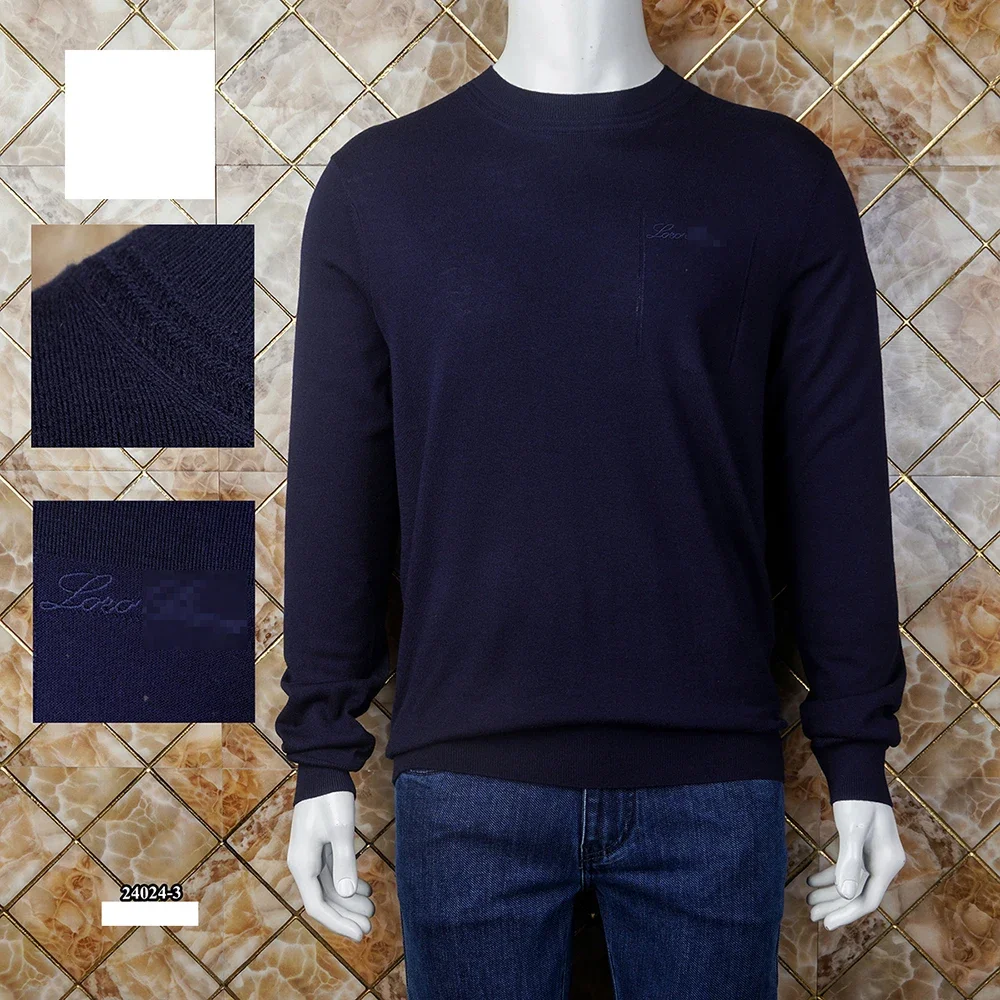 

BILLIONAIRE OECHSLI Sweater Cashmere men's 2024 new autumn winter warm Round neck Knitwear comfort elastic big size M-4XL