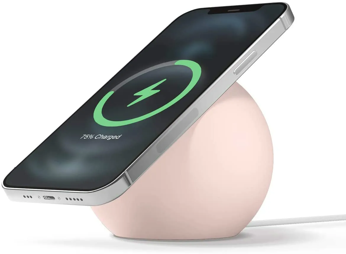 Ball Shape Magnetic Silicone Charging Desk Holder Stand for Magsafe iPhone 15 14 Pro Max Macsafe Charger Dock Station Accessory