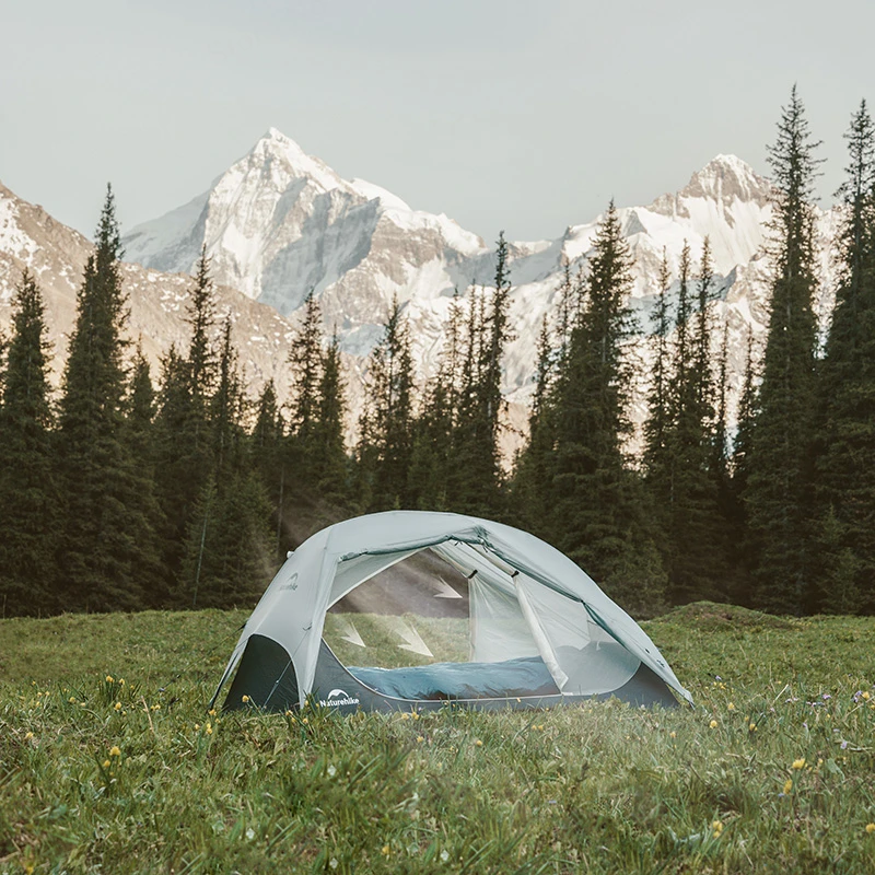 Naturehike Star UL Outdoor Tent 2Person 15D Silicone Fabric Double-layer Camping Tent Ultralight Family Hiking Travel Beach