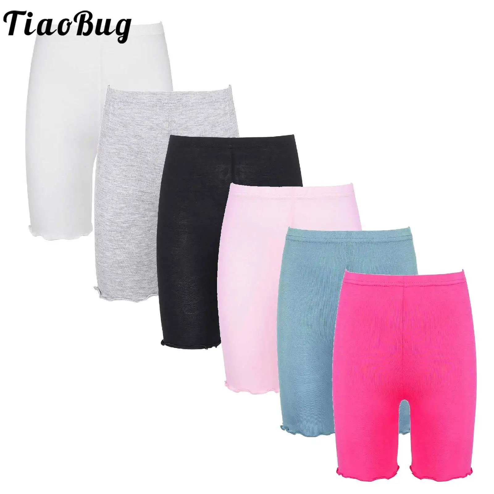 Girls Black Sports Shorts