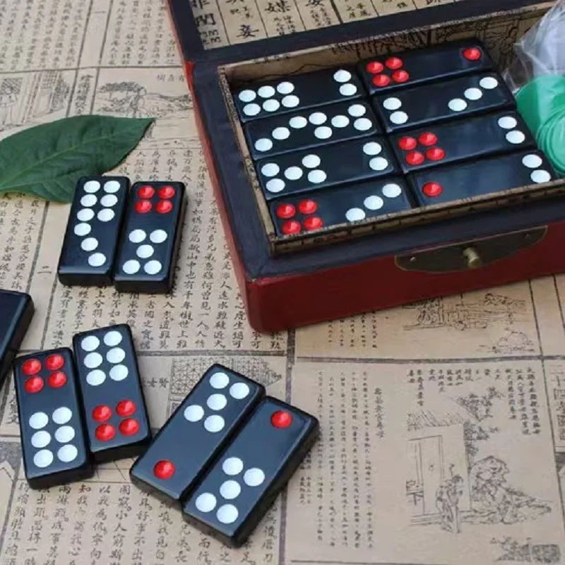 Chinese Pai Gow Paigow Tiles Set Domino Casino Game Party Fun Toy for Entertainemnt 3