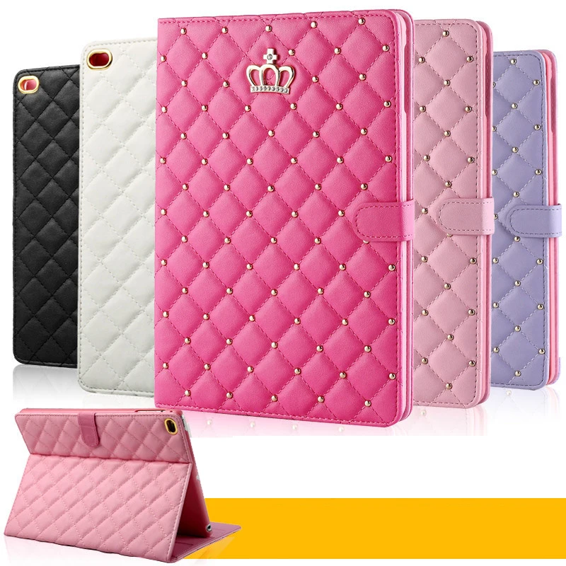 Crown Diamond Stand Tablet Case Cover