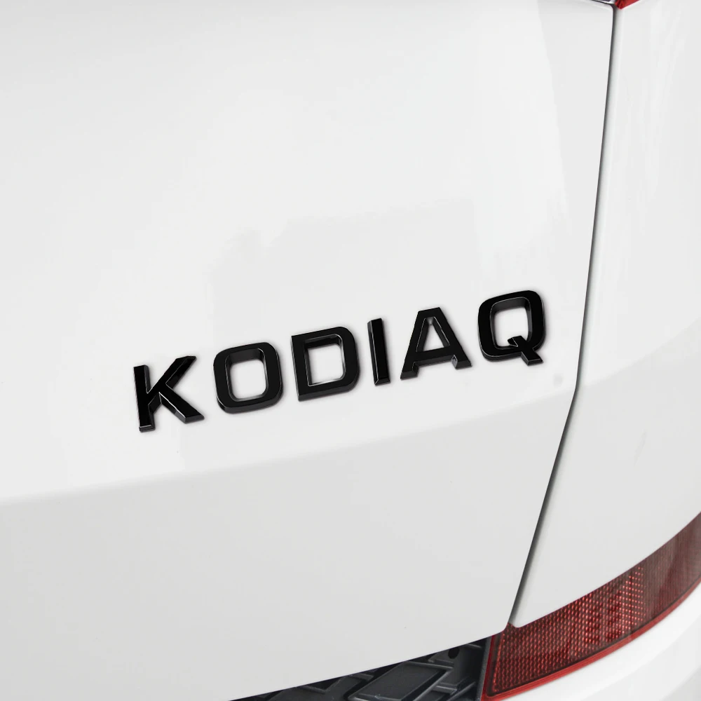Auto Styling Emblem Körper Stamm Aufkleber Aufkleber Außen Zubehör Für Skoda Fabia Kamiq Karoq Kodiaq Octavia Schnelle Superb YETI – Detail 6
