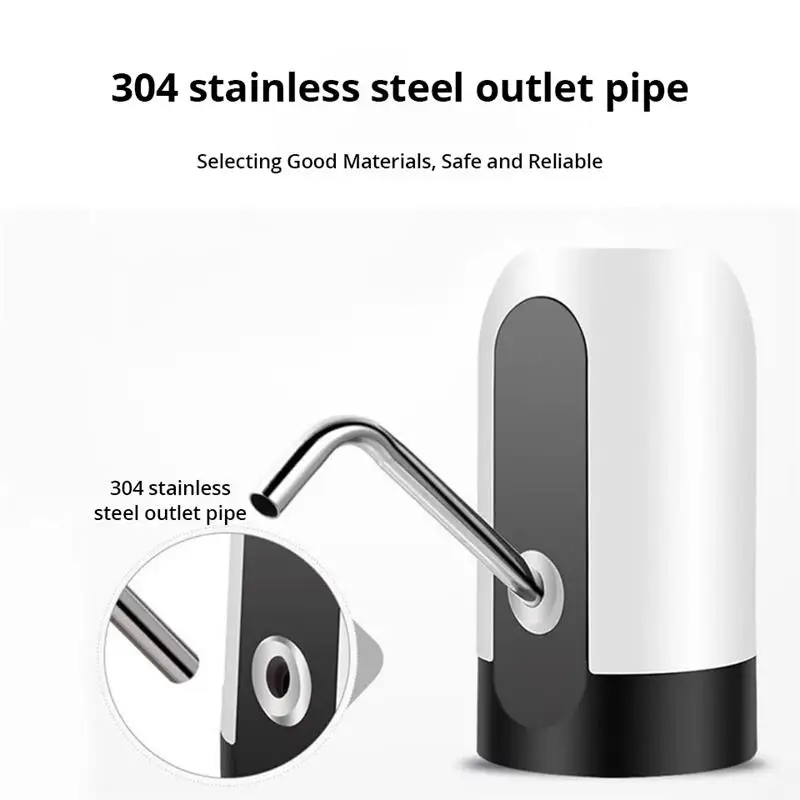 Automatic Water Bottle Pump USB Charging One Button Automatic Switch Of Dispenser 1pc water dispenser water bottle pump water pump water dispenser pump