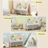 Kids Bookshelf and Toy Storage Organizer,5-Tier Book Shelf for Kids Rooms,Nursery Bookcase,Bookshelf for Toddlers,Baby Organizer 5