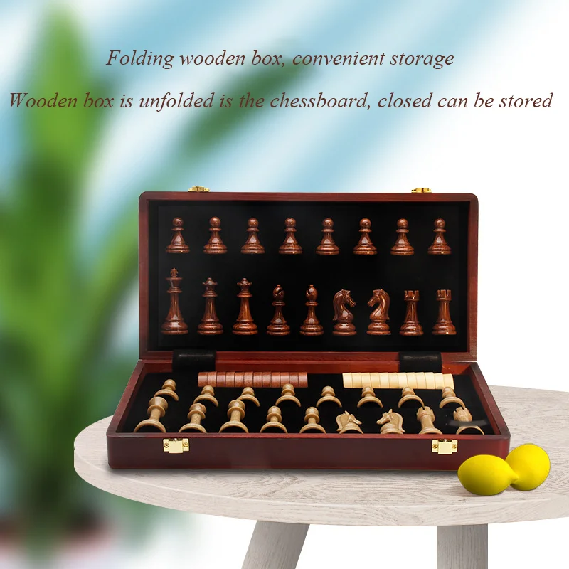 High Grade Collection Board Games Professional Acrylic Material Chess Checkers Folding Portable Home Wooden Board Toys