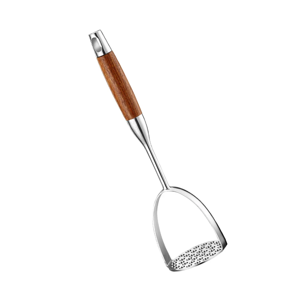 

Stainless Steel Potato Masher Household Potato Presser Useful Handheld Potato Crusher Kitchen Gadget (Assorted Color)