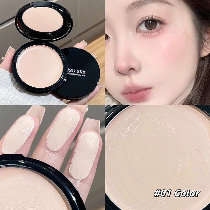 Soft Focus Cream Foundation Palette Silky Texture Moisturizing Concealer Long-lasting Makeup Brightening Modifying Dullness_voghion.com