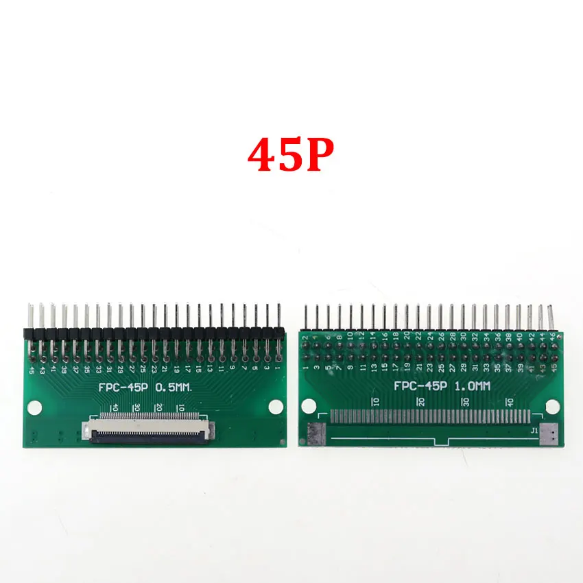 Versatile FPC/FFC Adapter Board with Double Row Straight Needle Connector – 0.5mm to 2.54mm Conversion, Multiple Pin Options Available