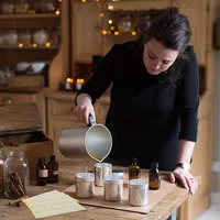 240PCS Candle Wick Stickers Heat Resistance Double-Sided Stickers with The Little ‘‘Tail’’ Adhere Steady in Hot Wax Wick Sticker 6