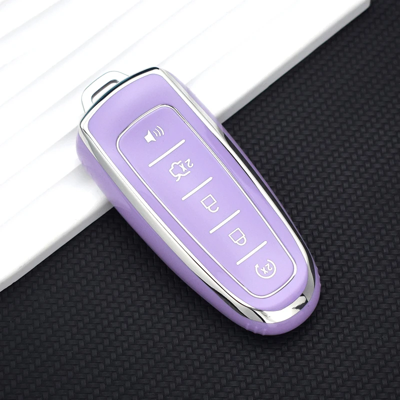 Premium TPU Car Key Case Cover - 5-Button Protection Shell