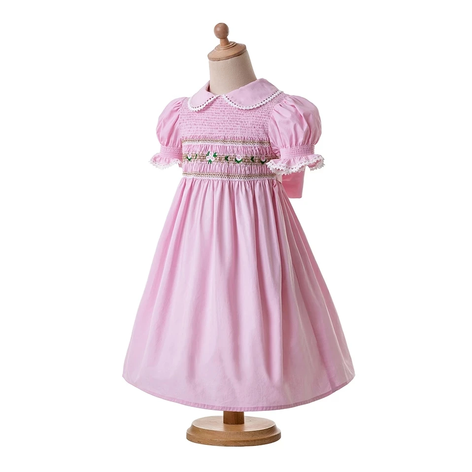 Pettigirl Girls Pink Princess Costume - Kids' Halloween & Dress-Up Outfit With Gold Detail & Soft Skirt - View #9