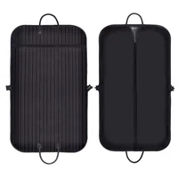 Garment Bags Oxford Cloth Striped Clothes Dust Cover Dress Protection Case Dustproof Suit Pack Suit Storage Handbag 2