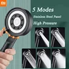 XIAOMI MIJIA Shower Head High Pressure 5 Modes Water Saving Nozzle Powerful Pressurized Spa Handheld Showers Bathroom Accessory 1
