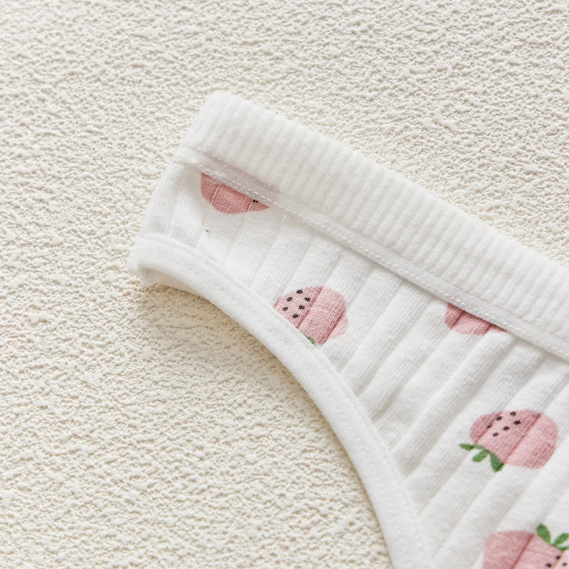 cotton print thong set full view