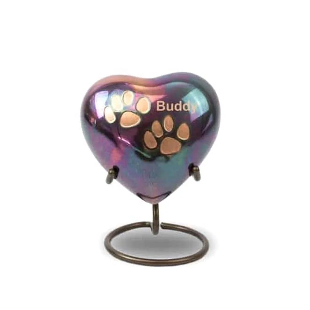 

Heart Keepsake Pet Urn For Animal Ashes heart cremation urns western style funeral urn