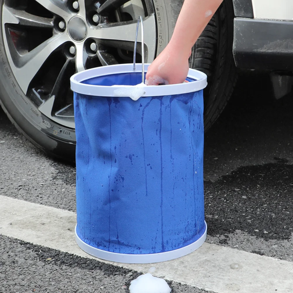 

Портативное складное ведро для очистки автомобиля, контейнер для хранения воды, для мытья автомобиля, для рыбалки