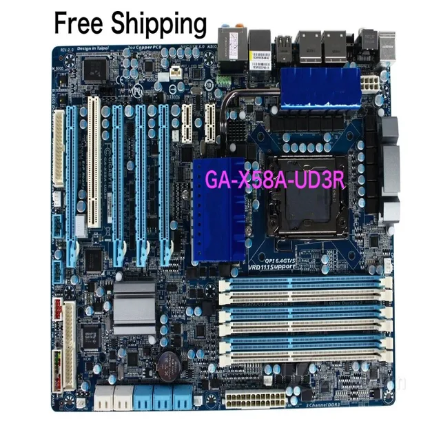 Lga 1366 Sabertooth X58 Uefi For Gigabyte GA-X58A-UD3R Motherboard