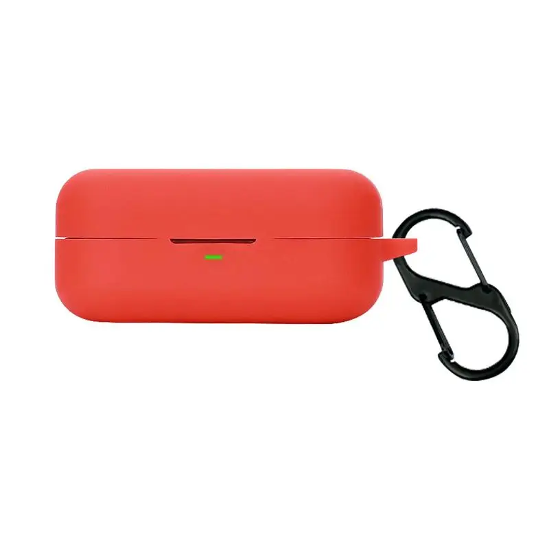 

Silicone Case For B&O Beoplay EX Earphones With 1 Metal Carabiner LED Light Dust-proof Scratch-proof Impact-proof Cover