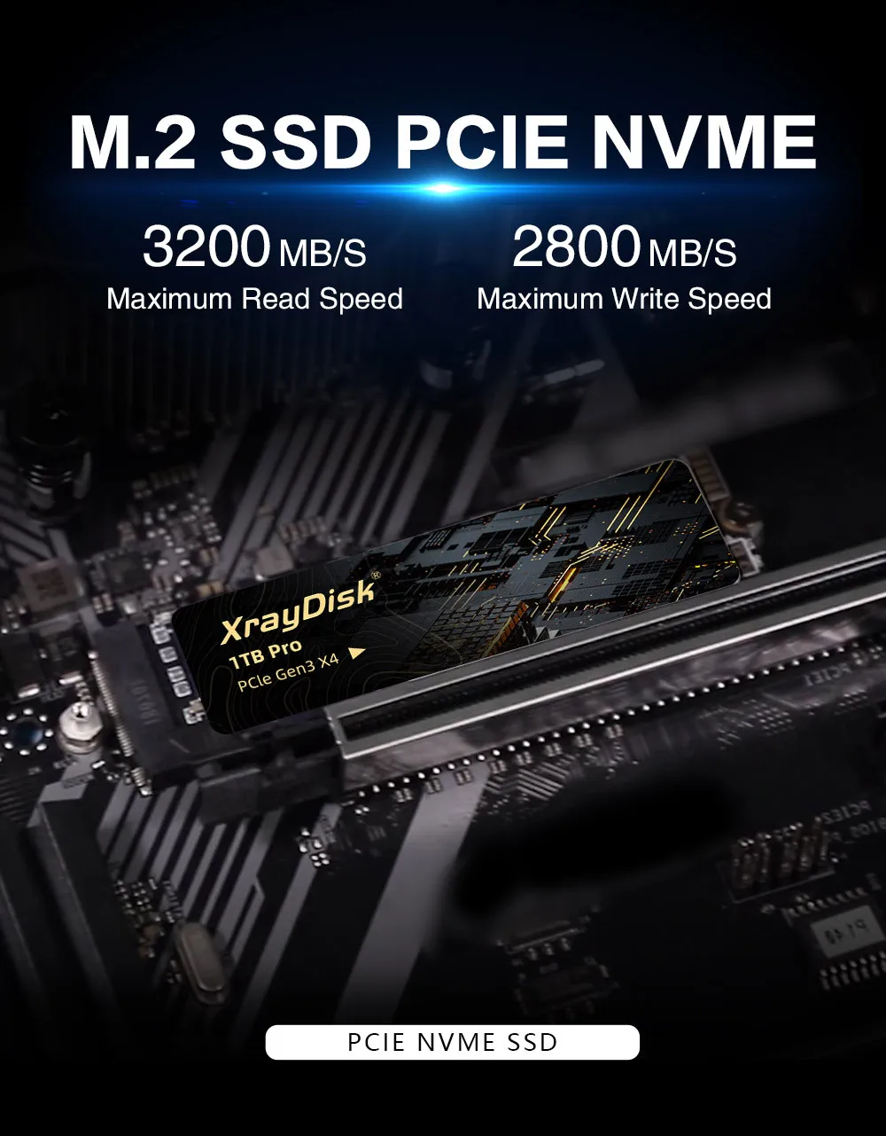 2TB, M.2 PCIe, NVME, disco de estado