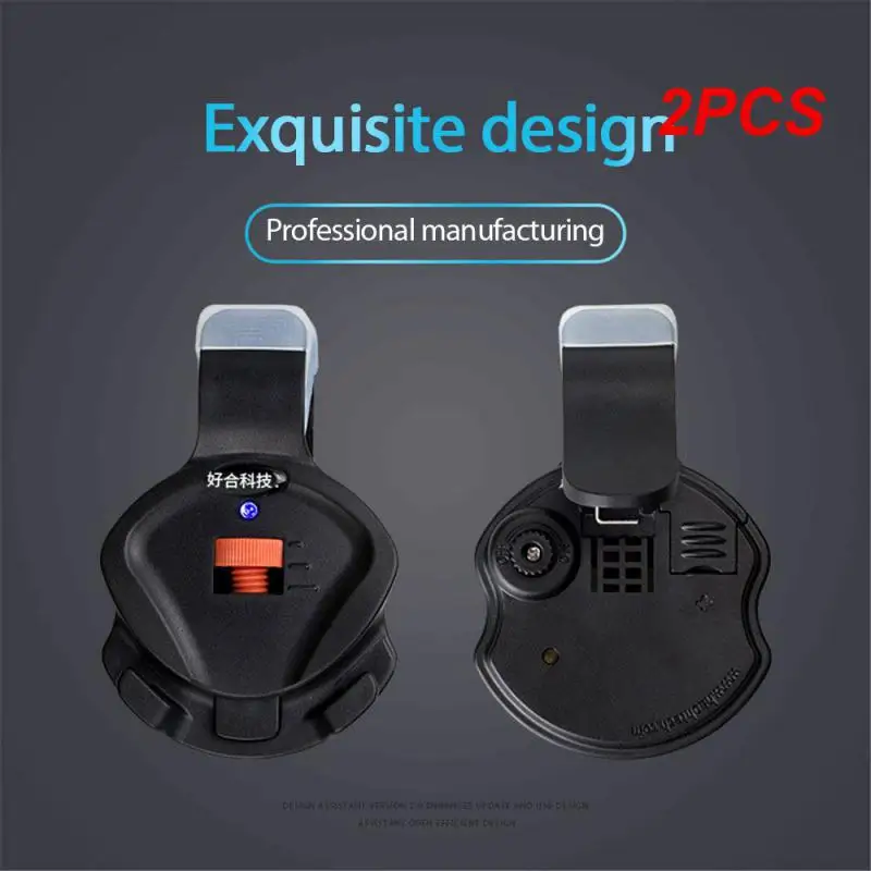 

2PCS Fishing Electronic LED Light Fish Bite Sound Alarm Bell Clip On Fishing Rod Black Tackle Fishing accessories
