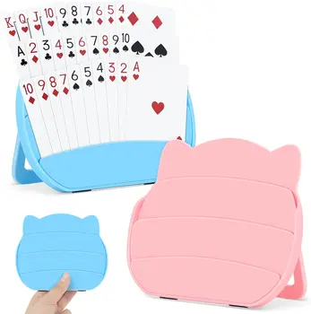 Confezione da 2 Porta Carte per Carte da Gioco |   Supporto per Carte da Gioco per Adulti e Anziani, Porta Carte a Mani Libere per Artrite e Dificoltà Motorie