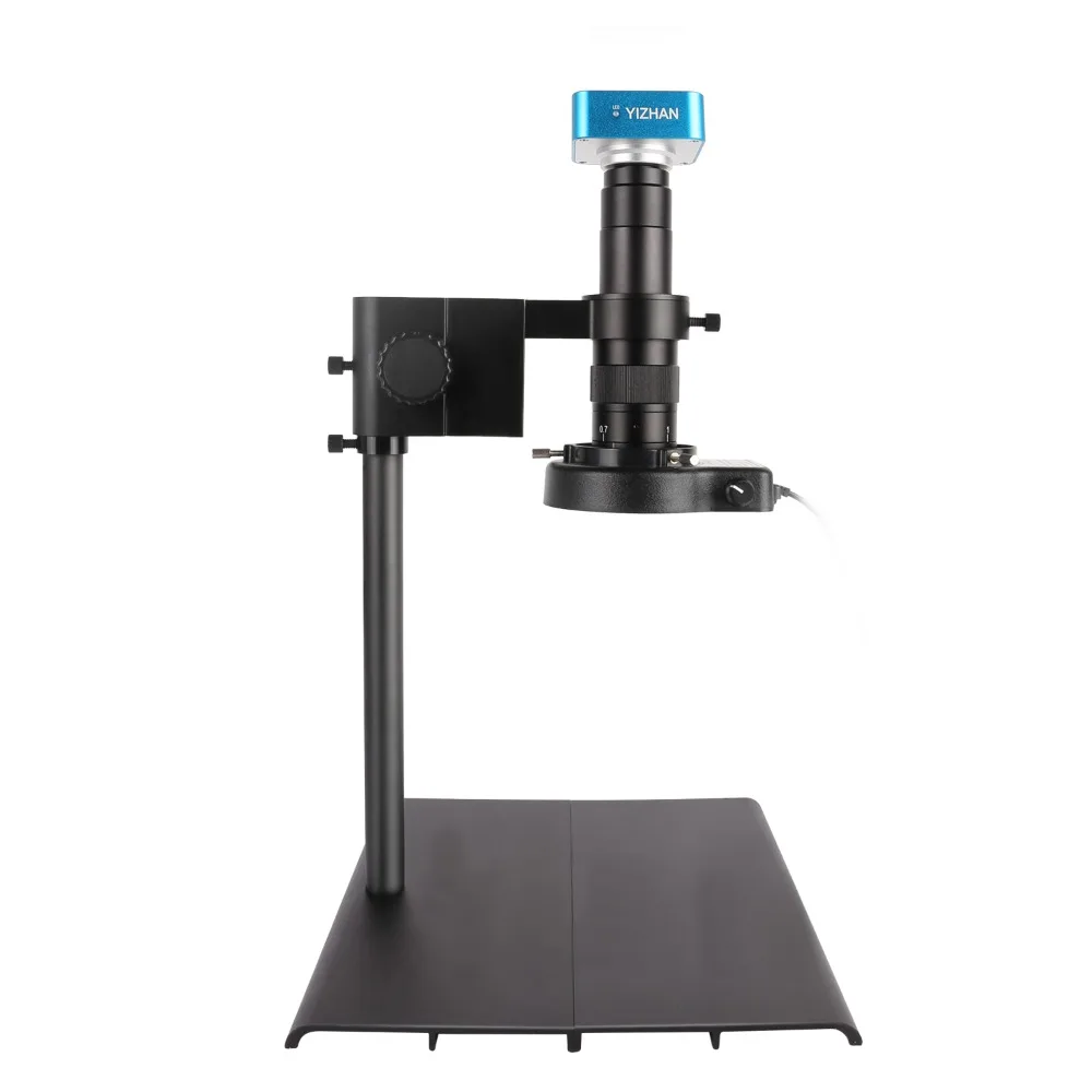 

4K 60FPS Microscope Camera 180X Parfocal Lens Industrial Electronic Digital Microscope for Phone Repair PCB Soldering