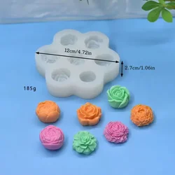 7-Piece Succulent Flower Silicone Mold Set (B)