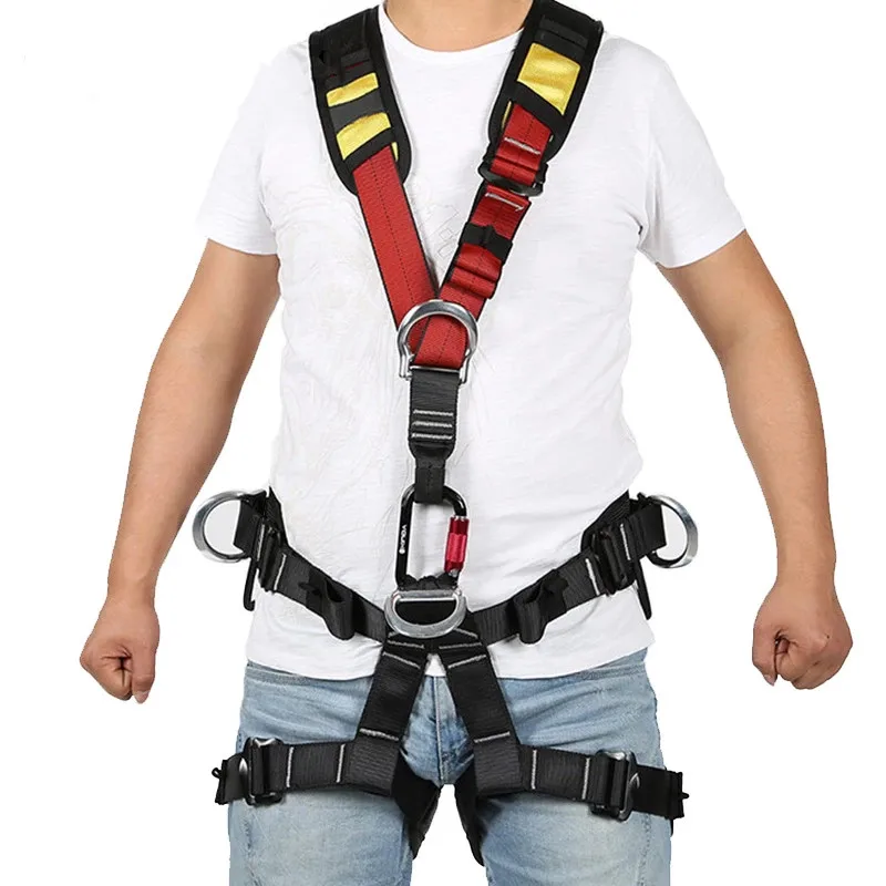 ProfessionalRockClimbingHarnessesFullBodySafetyBeltClimbing