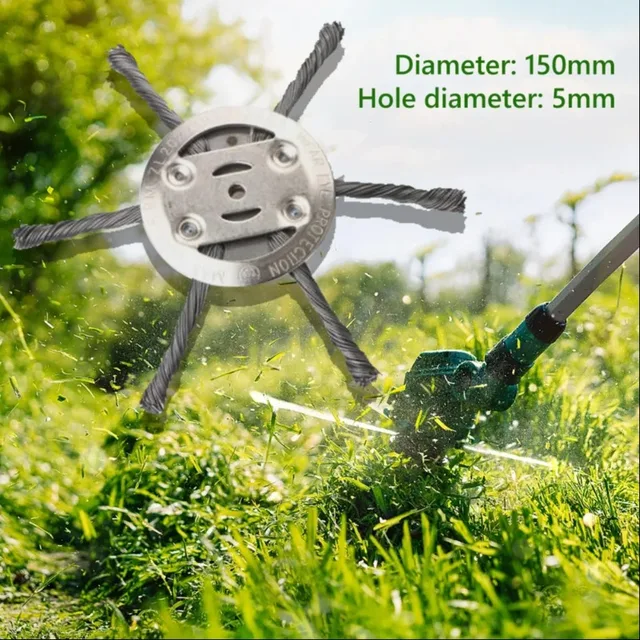 Universal Steel Wire Lawn Mower Blade Accessories Trimmer Head Home Garden Tidying Weed Control ToolsWeeding Machine Grass 6
