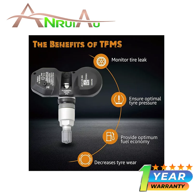 4-Pack Enhanced Tire Pressure Sensor TPMS Replacement