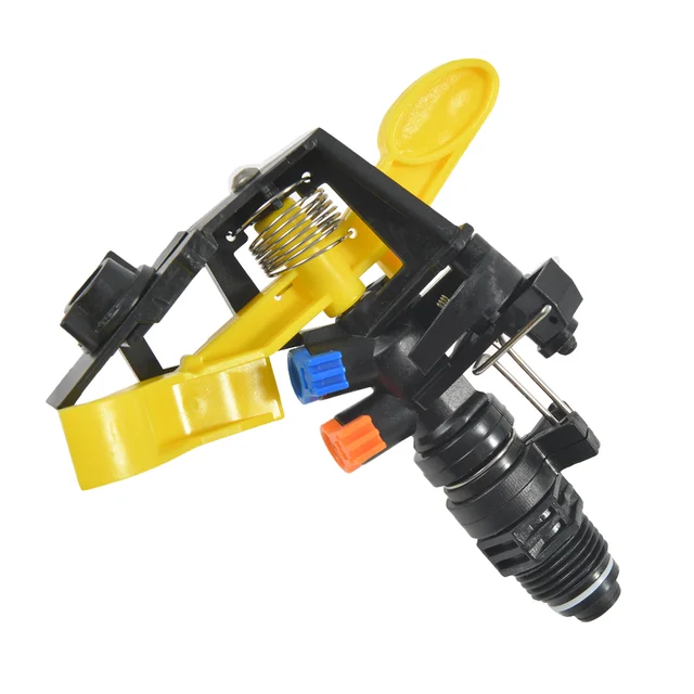 1 Pc Double Outlet Rocker Fúvóka 360 Fokos Forgó Sugárhajtású Mezőgazdasági Kert Öntözés 1/2 & Quot - Image 5