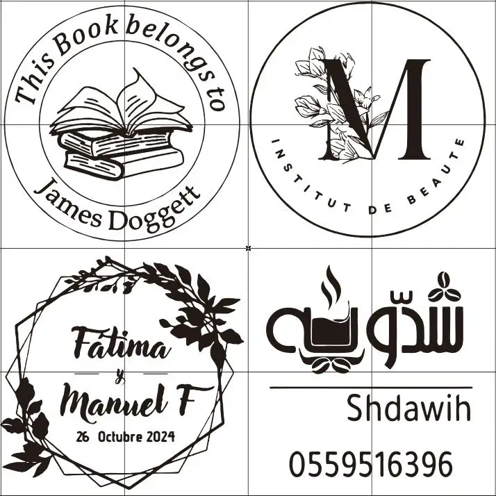Personalized Logo and Text Self inking Stamp custom your own design company logo Customized Photosensitive Seal ink Stamp self inking stamp