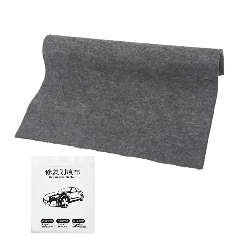 

Car Scratch Remover Powerful Scratch Repair Cloth And Agent Quick Long-lasting Scratch Remover Simple Paint Repair Glossy Car