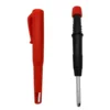 Solid Carpenter Pencil Set Deep Hole Mechanical Pencil Marker Built in Sharpener One-piece Design Pen Cap Stationery Supplies 3