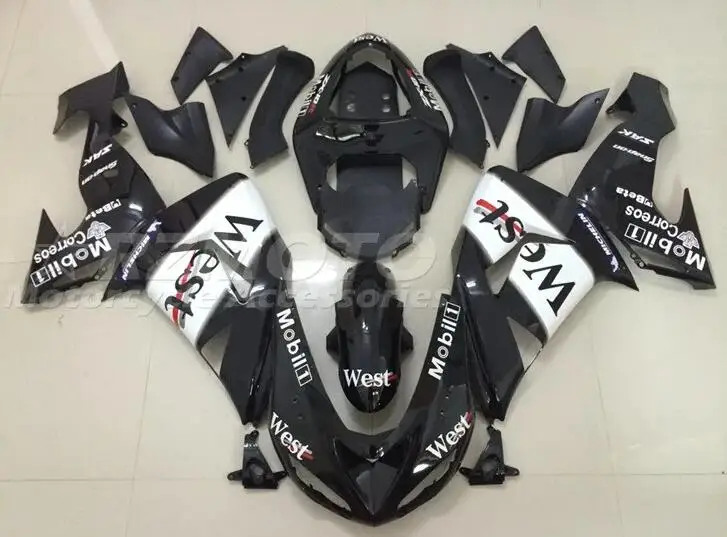 

Комплект обтекателей из АБС-пластика для Kawasaki ZX-10R 2006 2007 ZX10R 06 07, 4 подарка