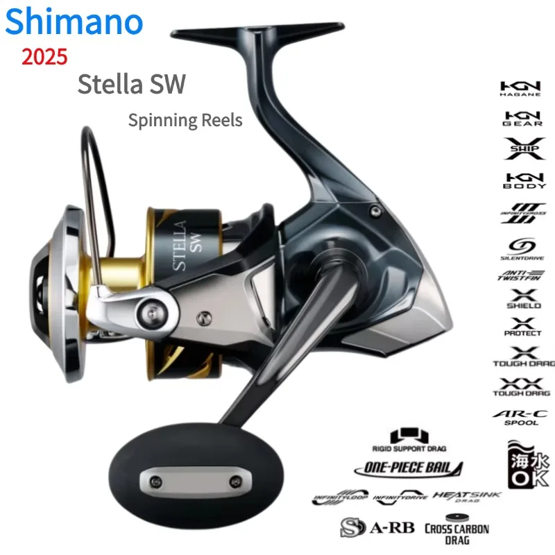 2025 SHIMANO STELLA SW 8000PG 8000HG 8000XG 10000PG 10000HG