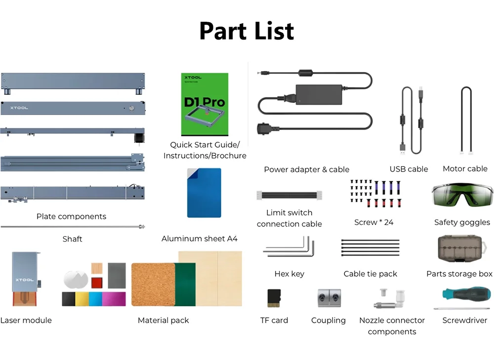 xTool D1 Pro Laser Engraving Cutting Machine » 4evatech Store