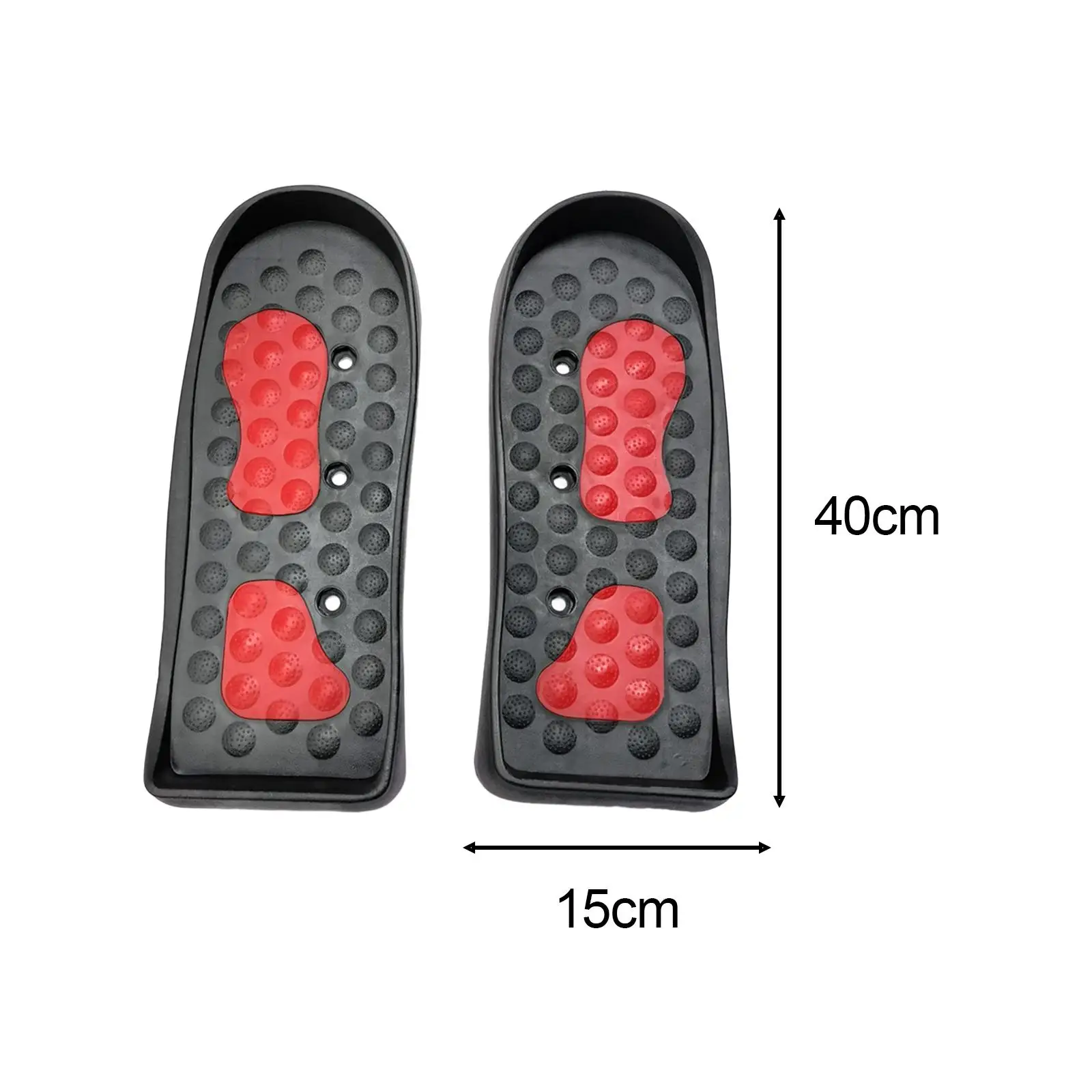 

2x Elliptical Trainer Pedals Replacement Supplies Easy to Install Foot Pedal for Fitness Sports Office Gym Home Cardio Training
