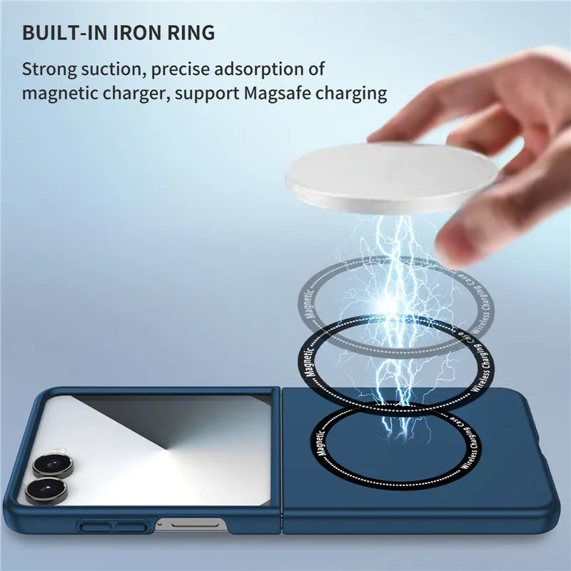 Magnetic Matte Translucent Armor Shockproof Case with Magsafe Compatibility