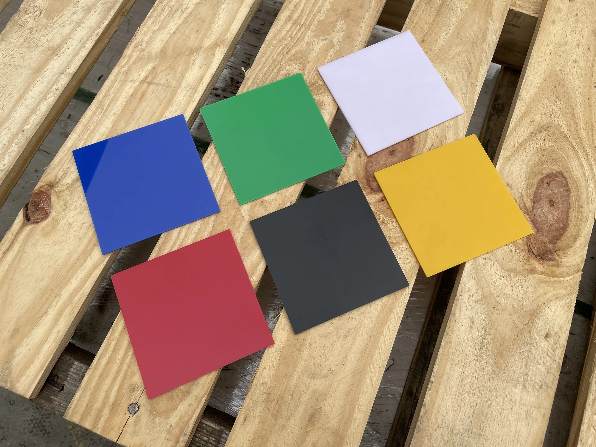 2MM Color Rectangle Opaque Acrylic Board (PMMA) Plexiglass White/Black/Red/Green/Yellow For DIY Projects/Home Decor Tinted Plate