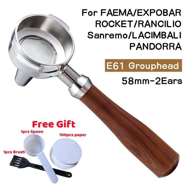 Per Expobar/Faema/Rocket/Rancilio/Lacimbali/Alesano/Pandorra E61 Grouphead 58Mm Caffè Tè Portafiltro E61 Macchina Per Tè