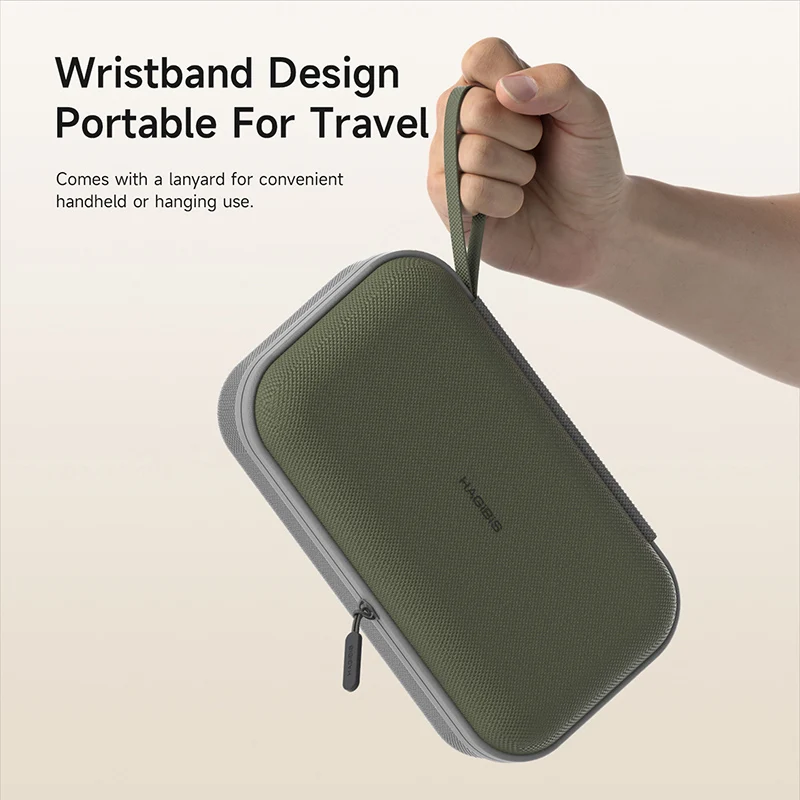 Hagibis Custodia da trasporto portatile per DJI Osmo Pocket 3 Creator Combo Borsa di stoccaggio per accessori per lettori di schede stabilizzatore cardanico - immagine 5