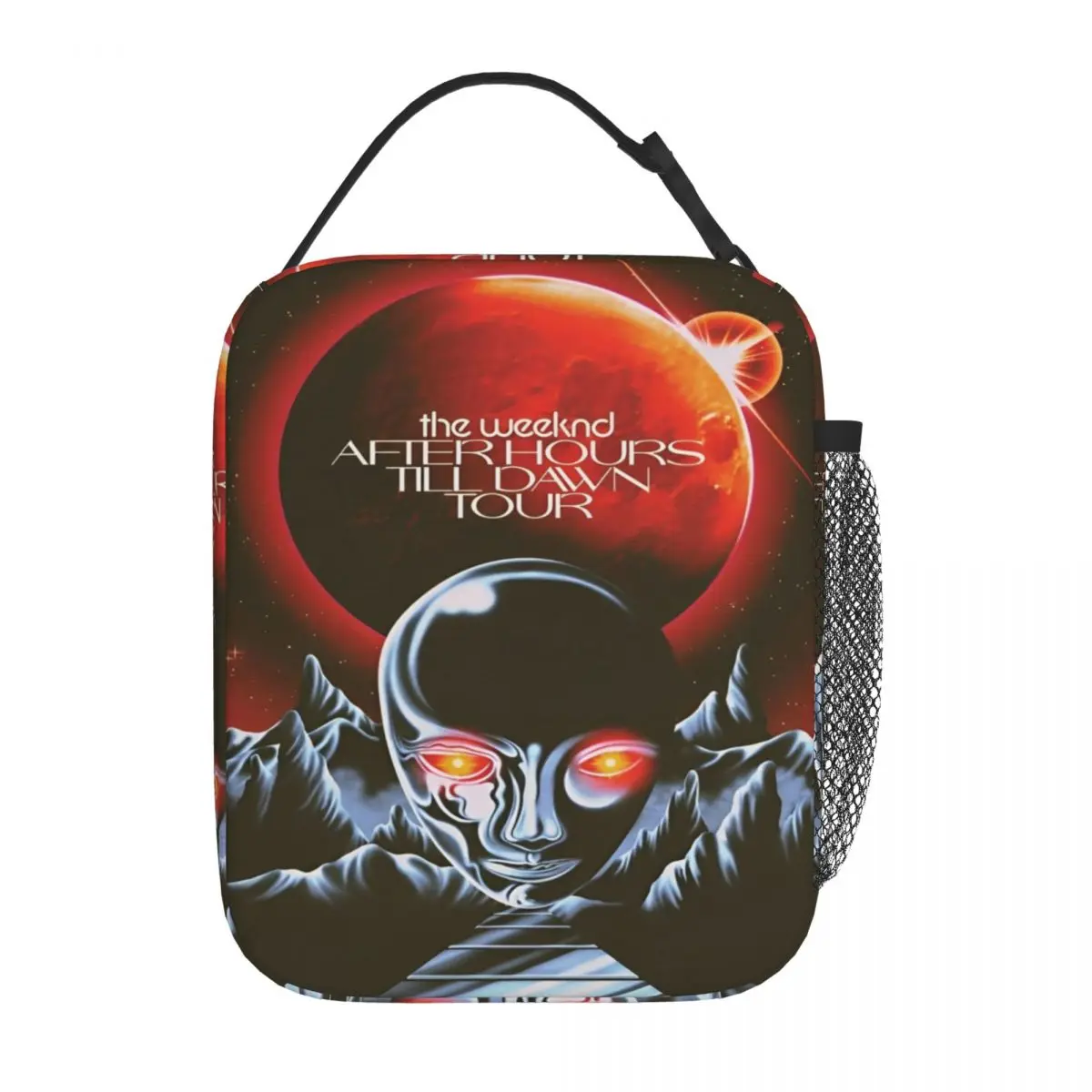 THE WEEKND After Hours Till Dawn Tour Thermal Insulated Lunch Bag for Travel Portable Food Bag Container Thermal Lunch Box