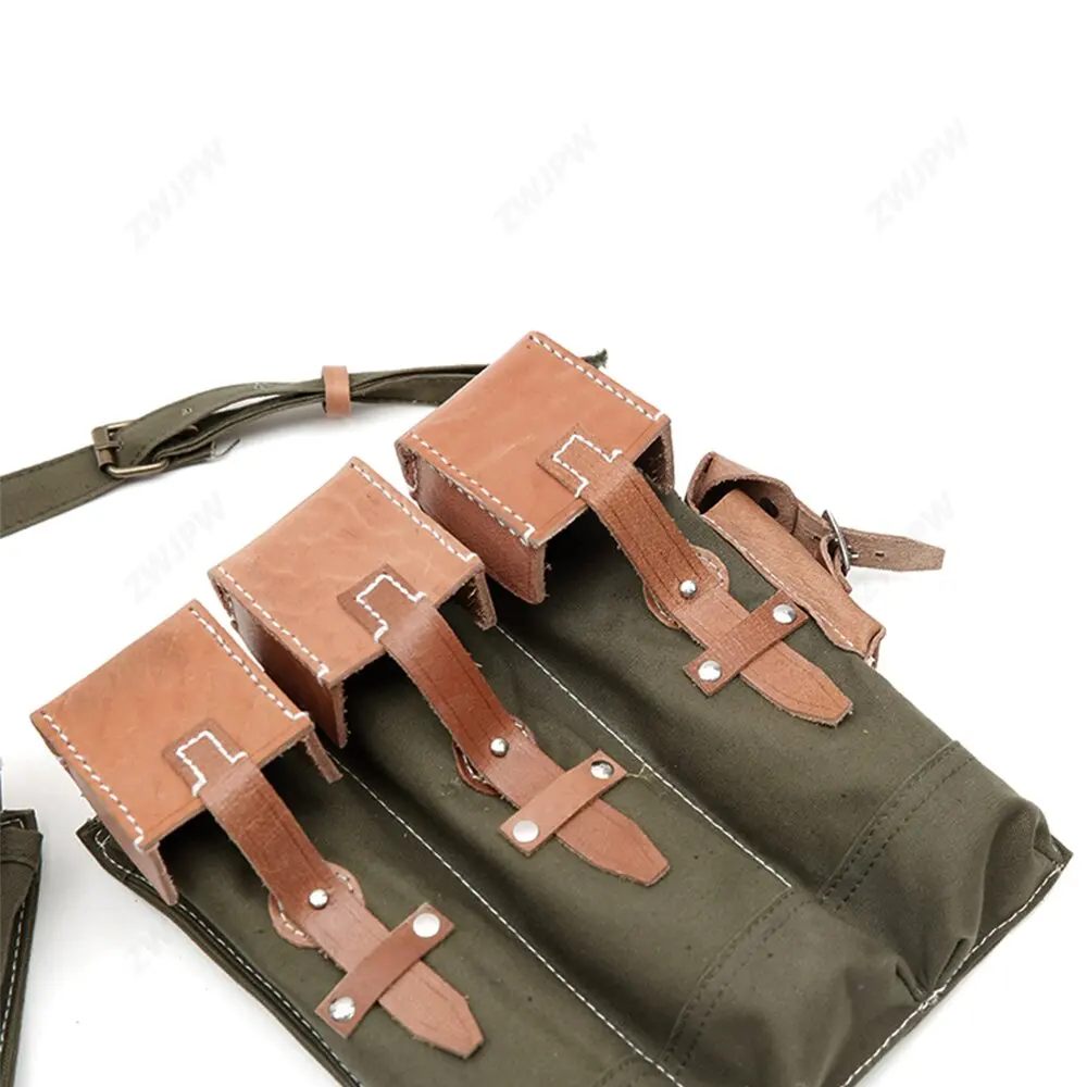 WW2 WWII Army Walther MP44 Canvas A mmunition Pouch Cartridge Bag Military DE/104101