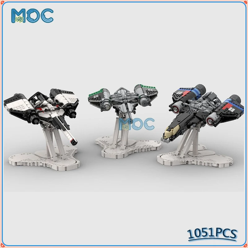 

MOC Building Blocks Star Movie Destiny Arcadiaed Class Jumpship series DIY Assembled Collect Toys